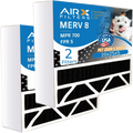 20x25x5 Air Filter Odor Eliminator Carbon Filter  8 Comparable to  700 &  5 Compatible with Honeywell  2 Pack by     .
