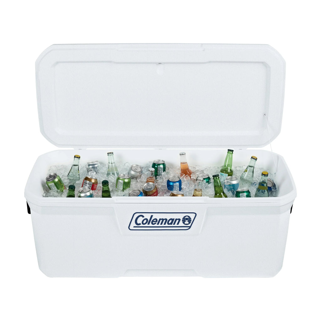 Coleman 150 qt. Hard Sided Ice Chest Cooler, White