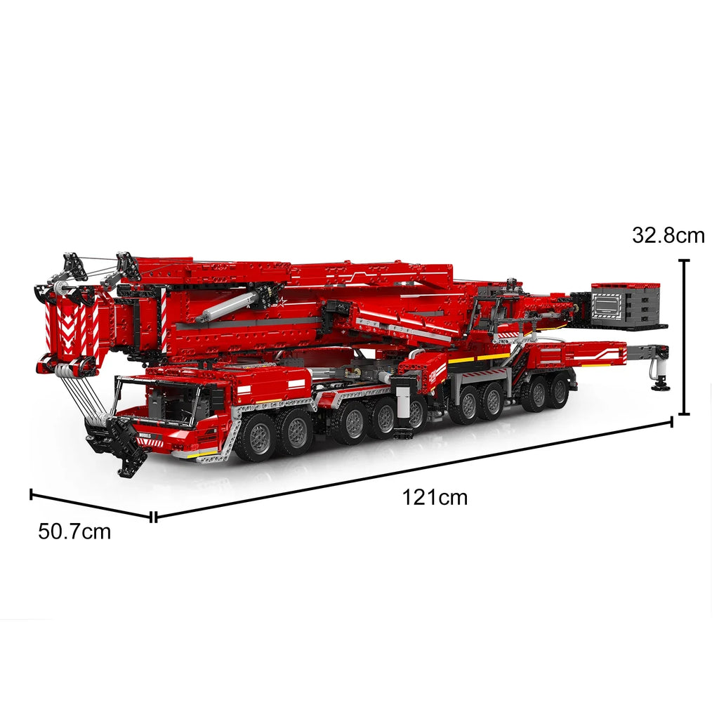 Mould King 17008 Technical Car Toys Motorized  11200 Crane Truck Building Block Assembly Model Brick Kid Christmas Gifts