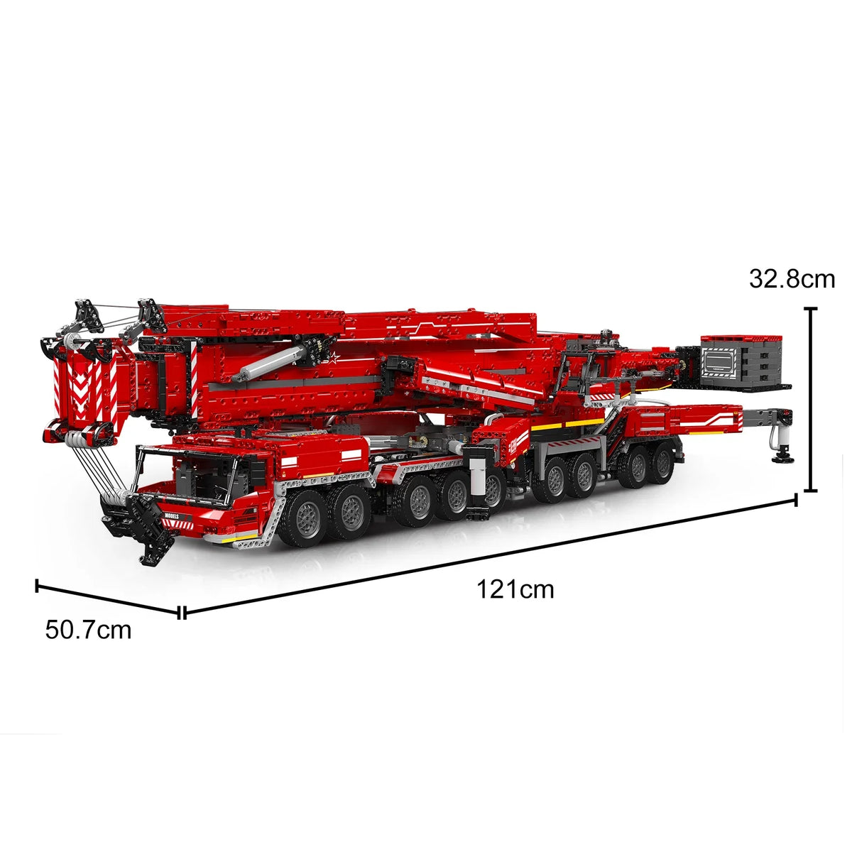 Mould King 17008 Technical Car Toys Motorized  11200 Crane Truck Building Block Assembly Model Brick Kid Christmas Gifts