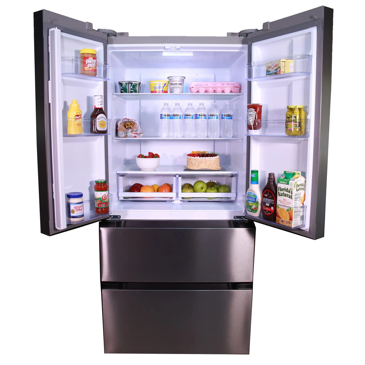 Avanti Frost Free French Door Refrigerator, 18.0 cu. ft., in Stainless Steel ()