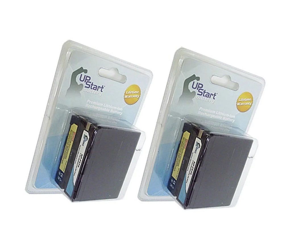 2x Pack - UpStart Battery Sony - Battery - High Capacity High Capacity Replacement for Sony - Digital Camera Battery (6600mAh, 7.4V, Lithium-Ion)
