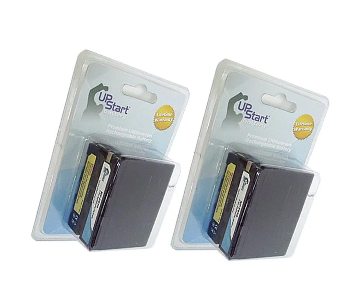 2x Pack - UpStart Battery Sony - Battery - High Capacity High Capacity Replacement for Sony - Digital Camera Battery (6600mAh, 7.4V, Lithium-Ion)
