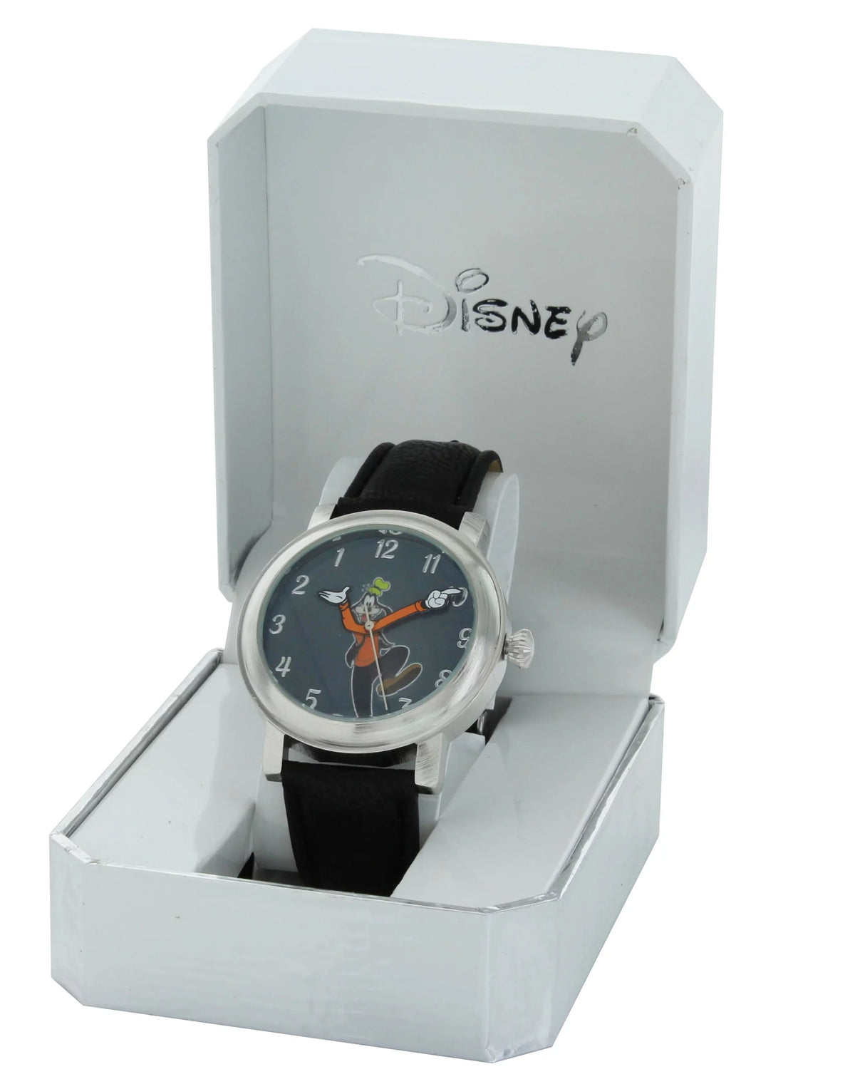 Disney Vintage Style Backward Ticking Watch Goofy Molded Hand Quartz Watch