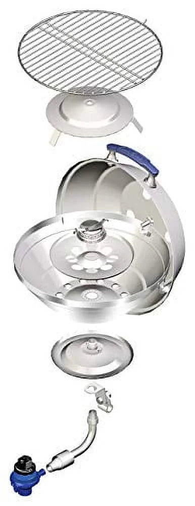 New Marine Kettle Gas Grill magma -215 Model Party size 17" Dia. Cooking Area 204 Sq. In.