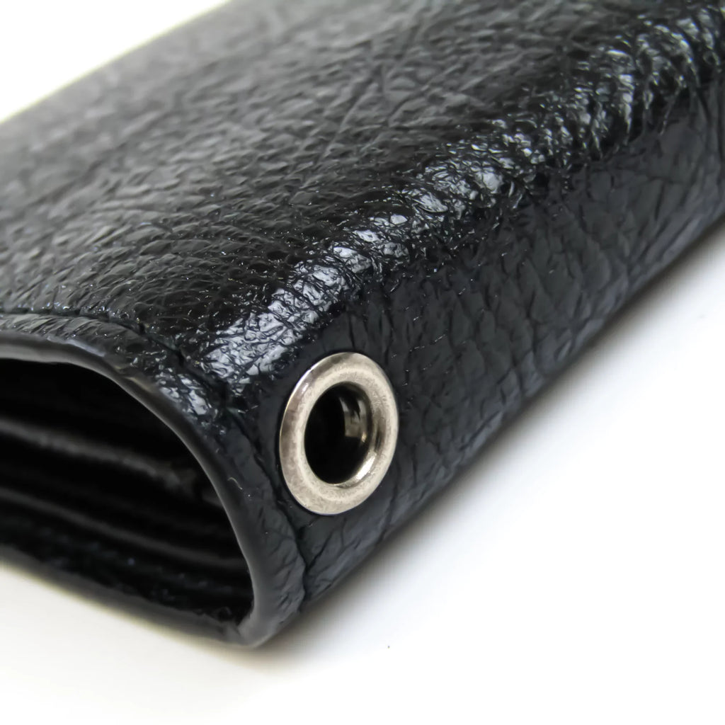 Pre-Owned Balenciaga 504934 Unisex Leather Wallet (bi-fold) Black (Good)