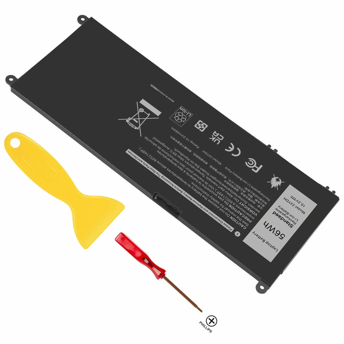33YDH Laptop Battery For Dell Latitude 3380 3590 3580 3480 3490