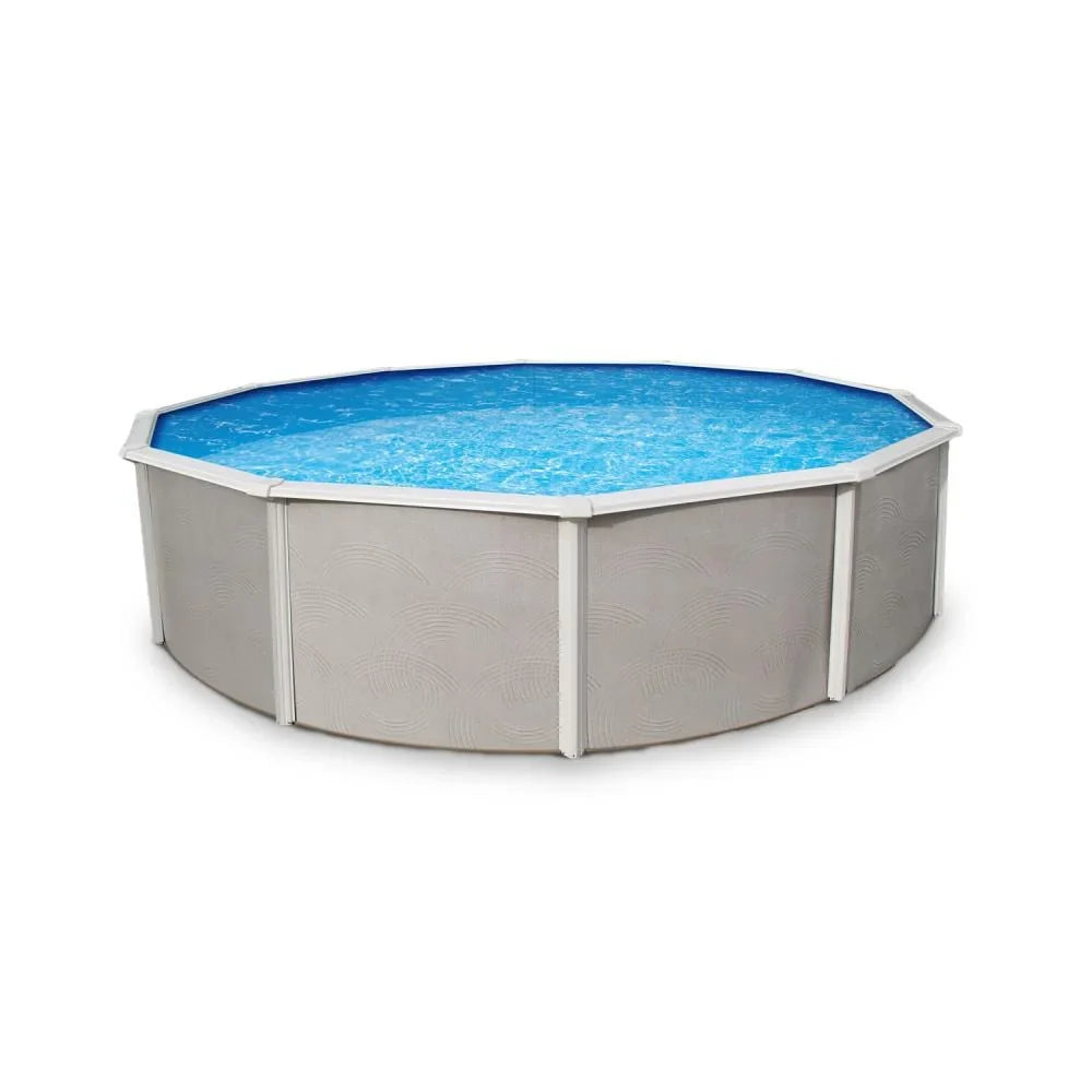 BlueWave Products     24' Round 52" Belize Steel Pool