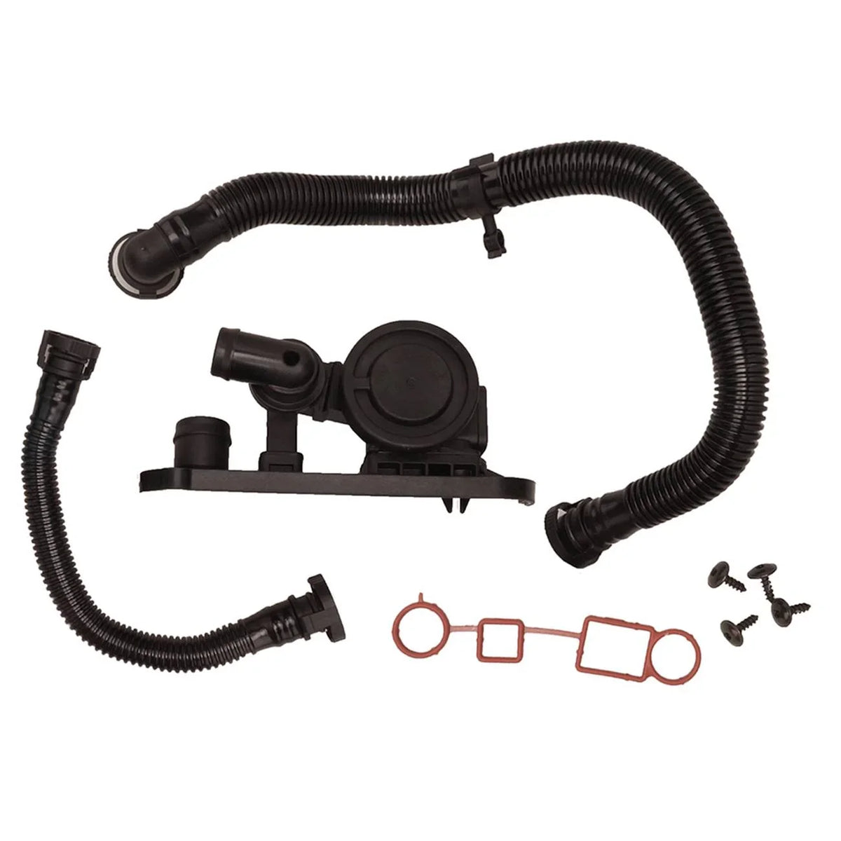 For   Eos  Jetta Passat   Crankcase Vent Valve and Hoses Set Kit Fits select: 2007   , 2008   /