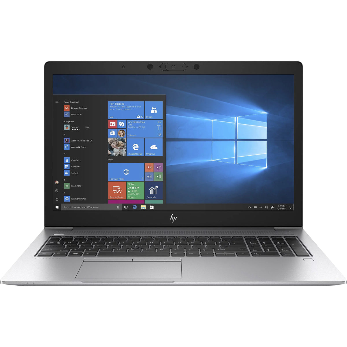EliteBook 850  15.6" Touchscreen Notebook - Intel Core i5-8365U - 8GB  - 32GB Optane Memory - 256GB  - Intel  Graphics 620 - Windows 10 Pro - Silver