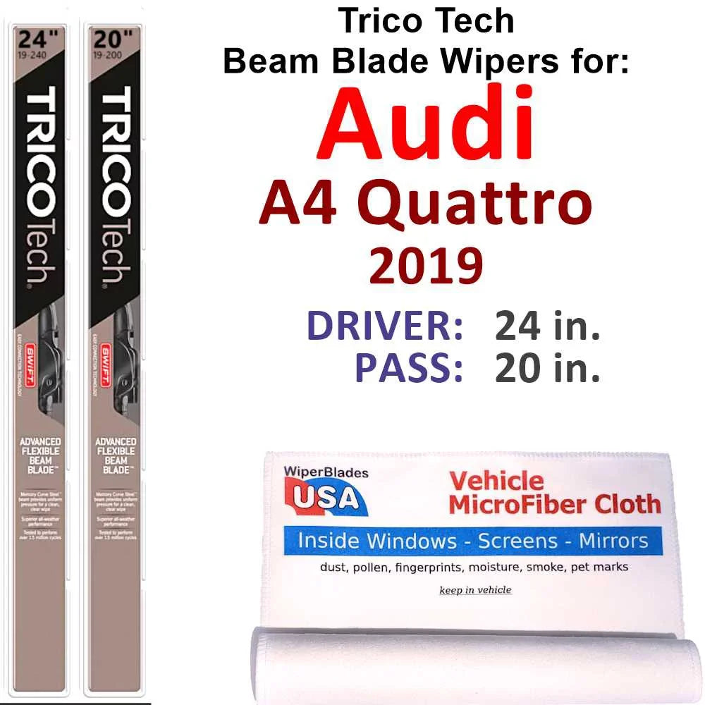 2019 Audi  Quattro Beam Blade Wipers (Set of 2)