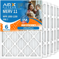 20x25x1 Air Filter  11 Comparable to  1000,  1200 &  7 Electrostatic Pleated Air Conditioner Filter 6 Pack  Premium  Made 20x25x1 Furnace Filters by     .