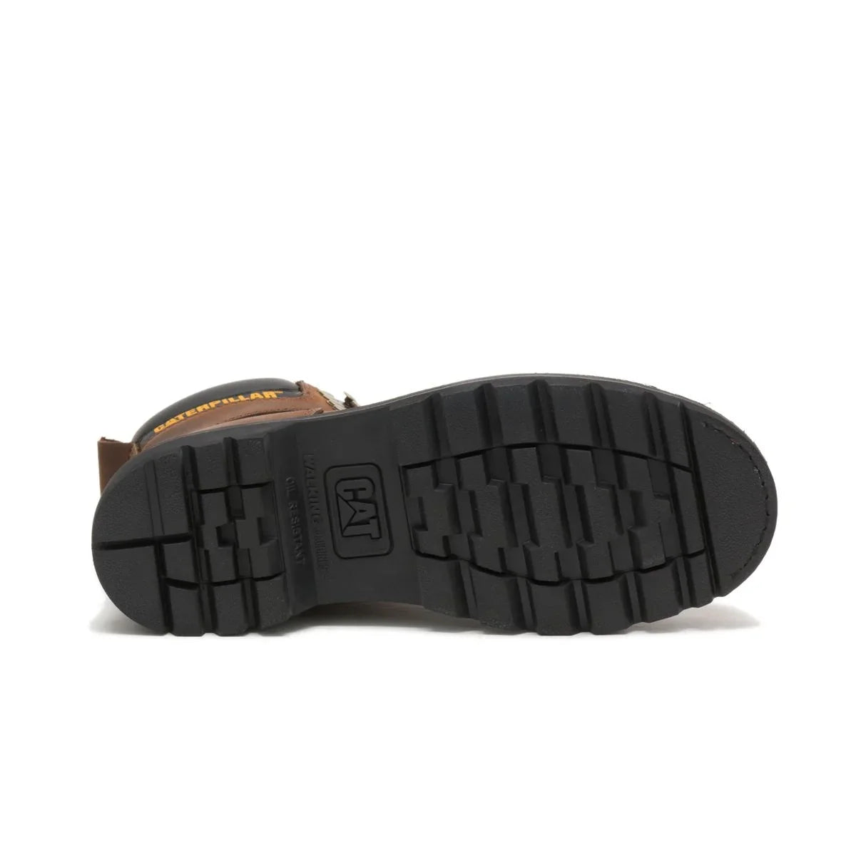 Caterpillar Second Shift Steel Toe Work Boot Men Dark Brown