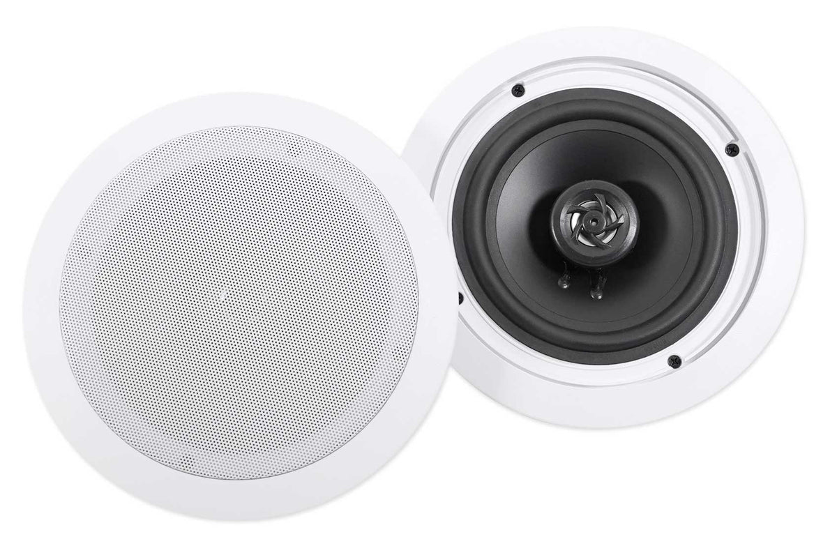 Rockville  Tube Amp/Home Theater Receiver+(8) 6.5" White Ceiling Speakers