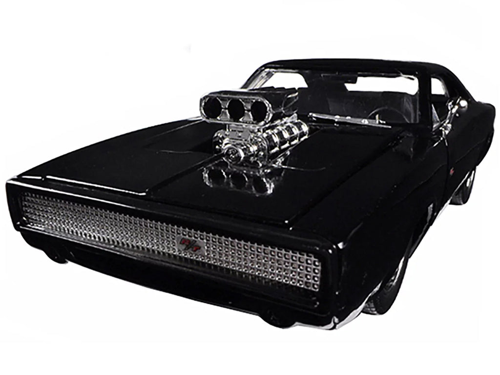 Dom's 1970 Dodge Charger / Black "Fast & Furious 7" (2015) Movie 1/24 Diecast Model Car by Jada