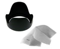 Olympus Stylus  -4 Pro Digital Lens Hood (Flower Design) (40.5mm) + Filter/Hood Adapter Rings + Nw Direct Microfiber Cleaning Cloth.