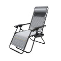 Adjustable Zero Gravity Lounge Chair with Headrest and Cup Holder