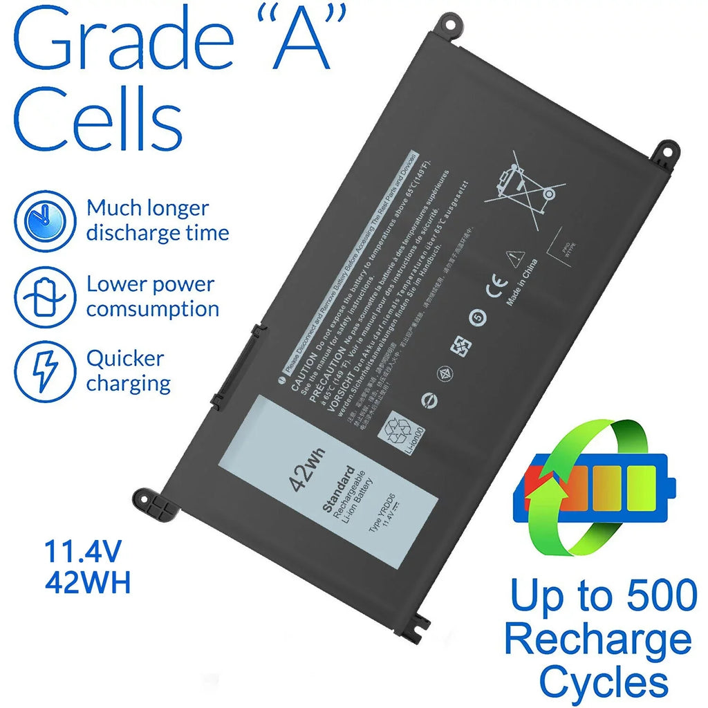 Type  Battery For Dell Inspiron 14 5000 2-in-1 5480 5482 series