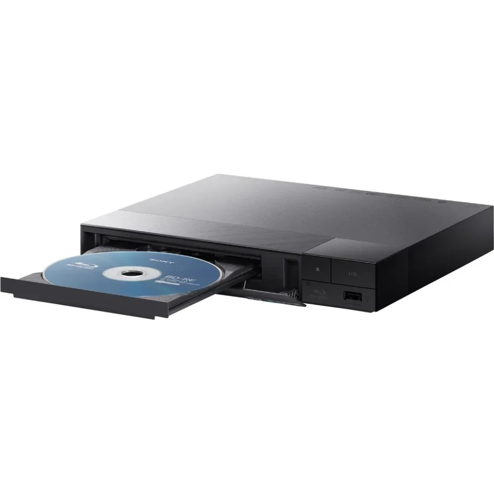 Sony - Streaming Blu-ray Disc Player w/ Accessories Bundle Includes, 2.4GHz Wireless Backlit Keyboard with Touchpad, 6ft  Cable and Laser Lens Cleaner for / Players