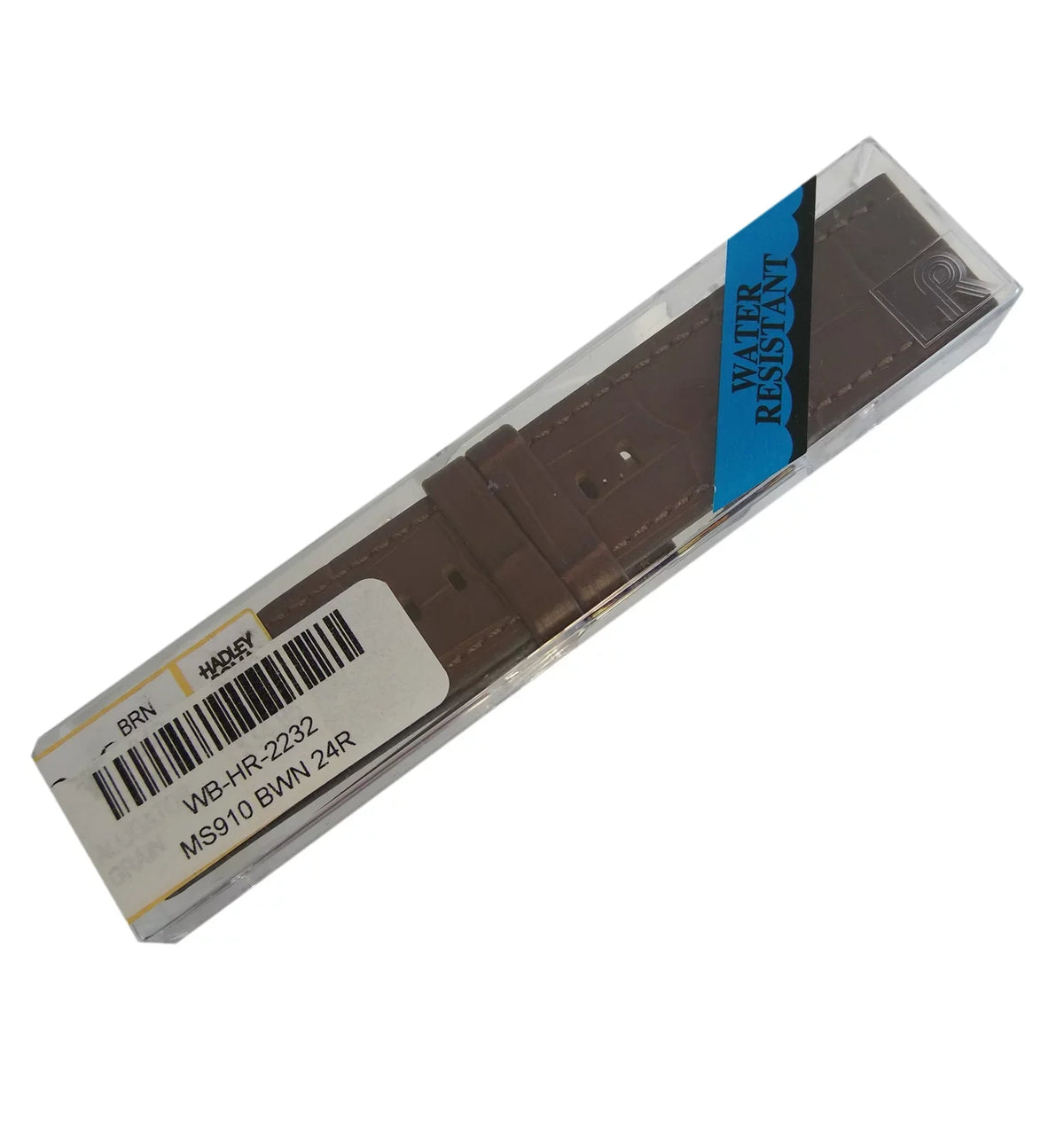 Hadley Roma  24mm Brown Alligator Grain Panerai Style Men's Watch Band