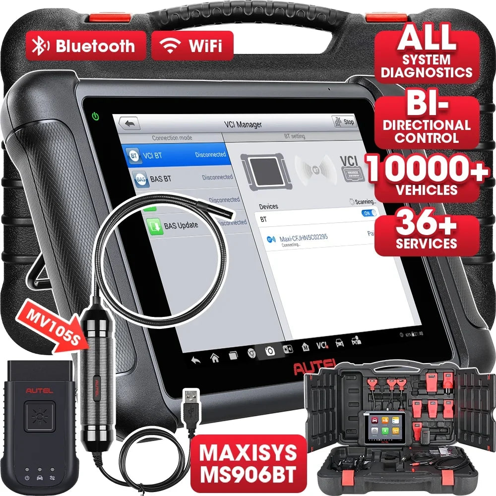 Autel MaxiSys  Car Diagnostic Scan Tool Bi-Directional Control, 36+ Services Same as  Pro/  Pro/