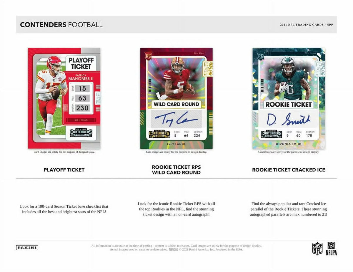 2021  Panini Contenders Blaster Box (Factory Sealed)