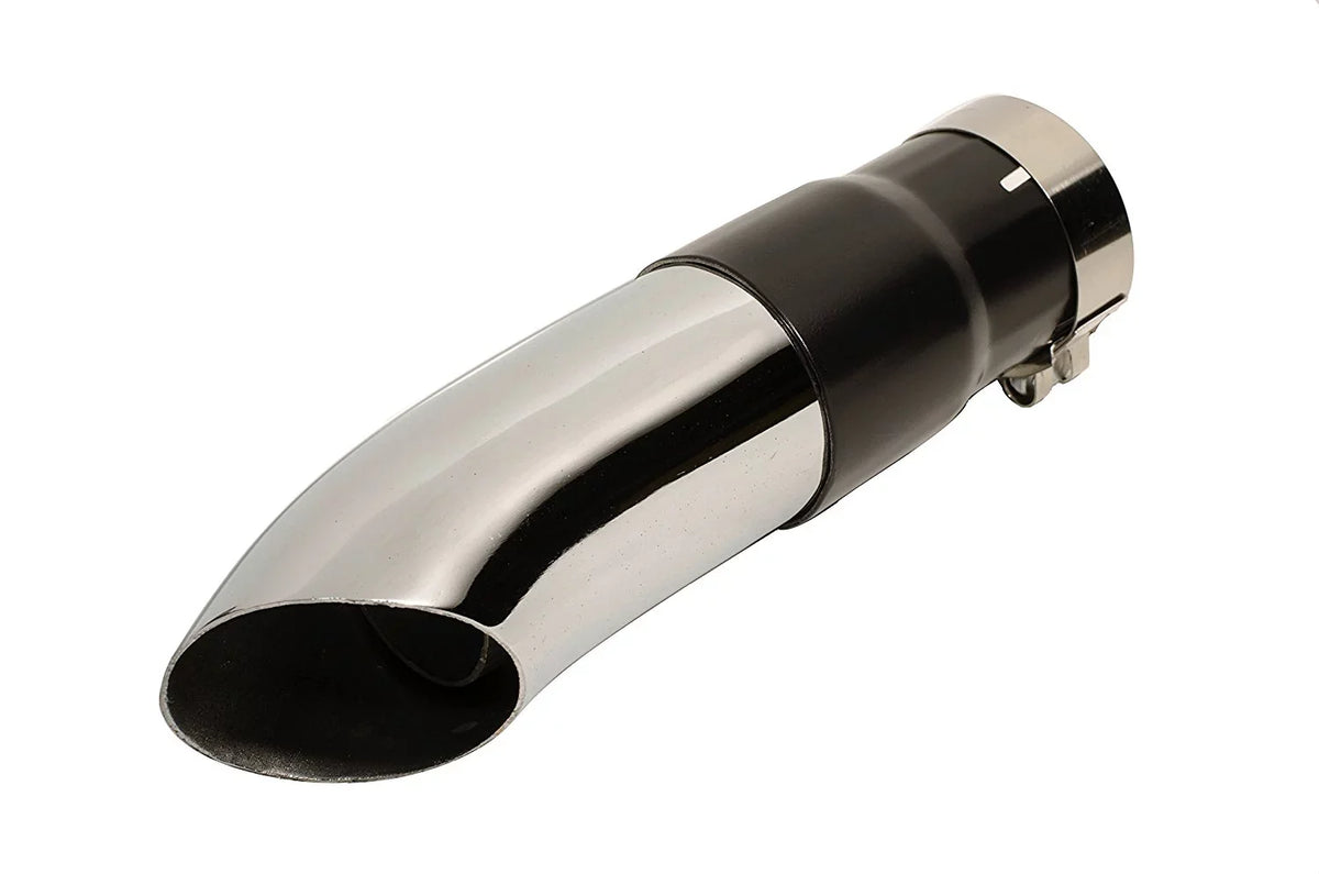 Radiant Cycles Shorty  Exhaust Motorcycle Slipon Short Muffler Pipe for 2012-2015  -  Chrome