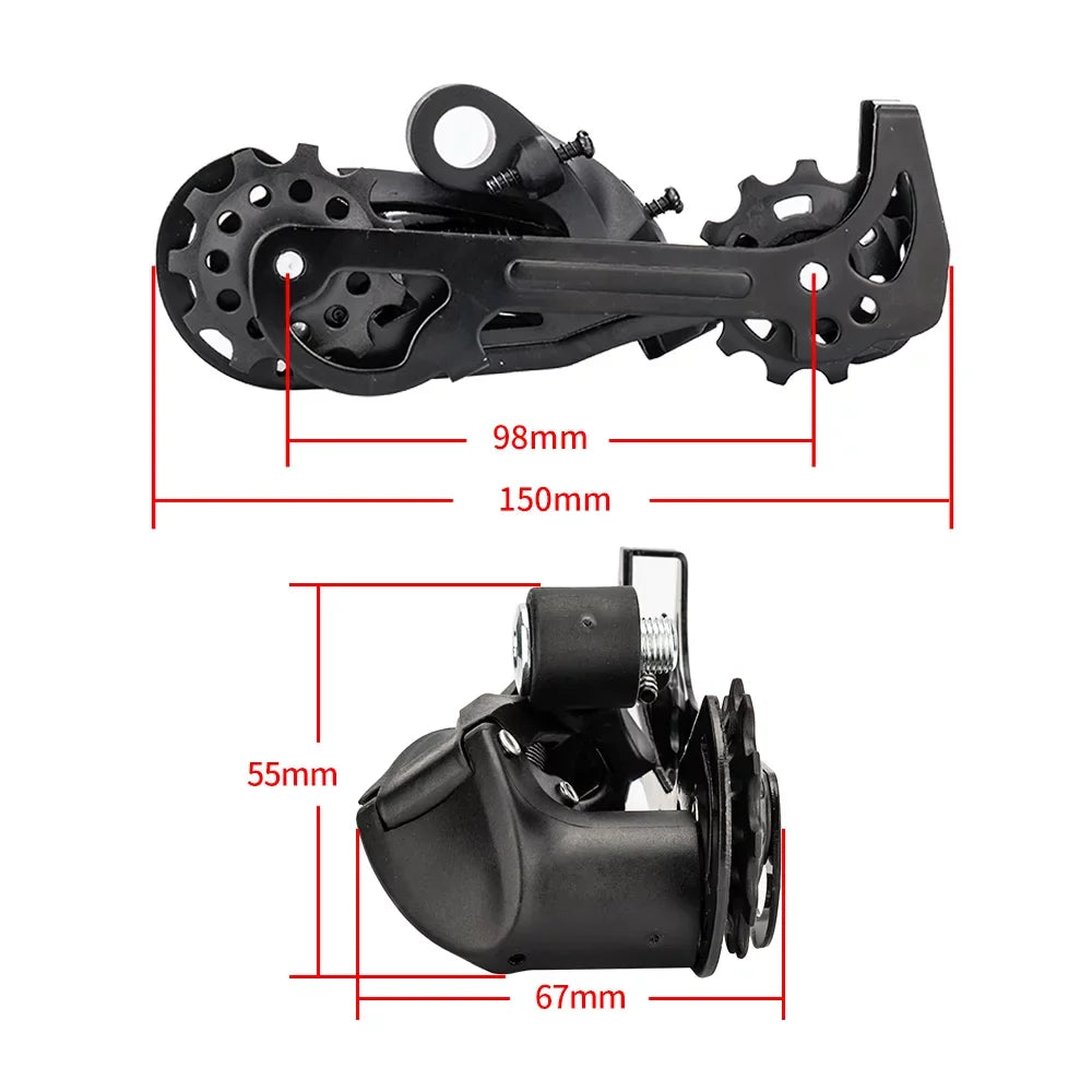 Nebublu 1x10 Speed  Derailleurs Shifter Groupset Bike Crankset 11-50T Cassette Flywheel 10 Speed Chain - Smooth and Precise Shifting for  Mountain Bike