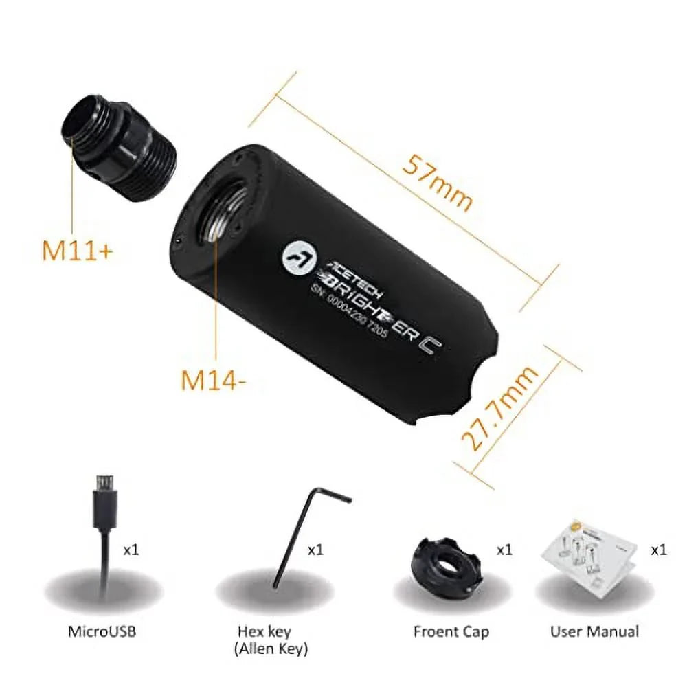 '-Brighter  Tracer Unit, +  and - , Rechargeable Lion-Battery