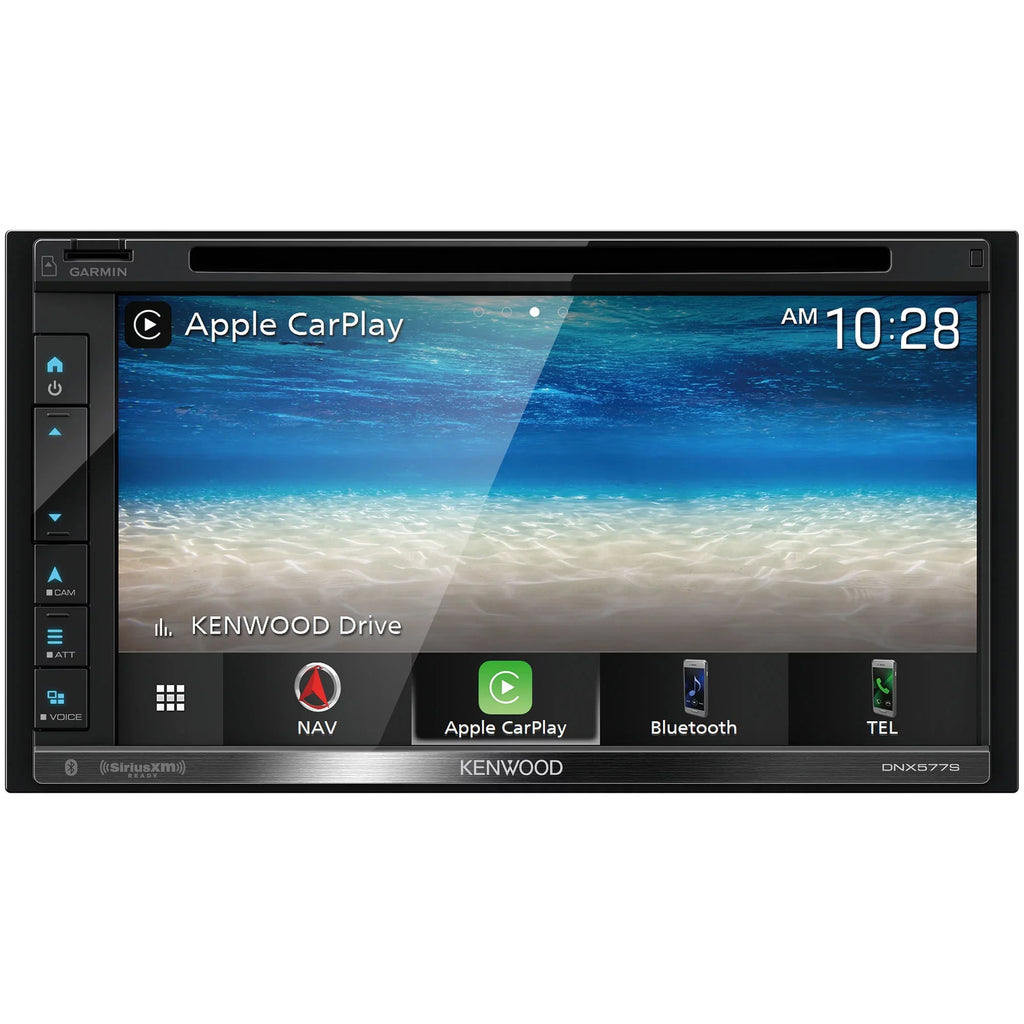 Kenwood  Navigation Receiver with -320LP Multi-Angle Rear View Camera with License Plate Mounting