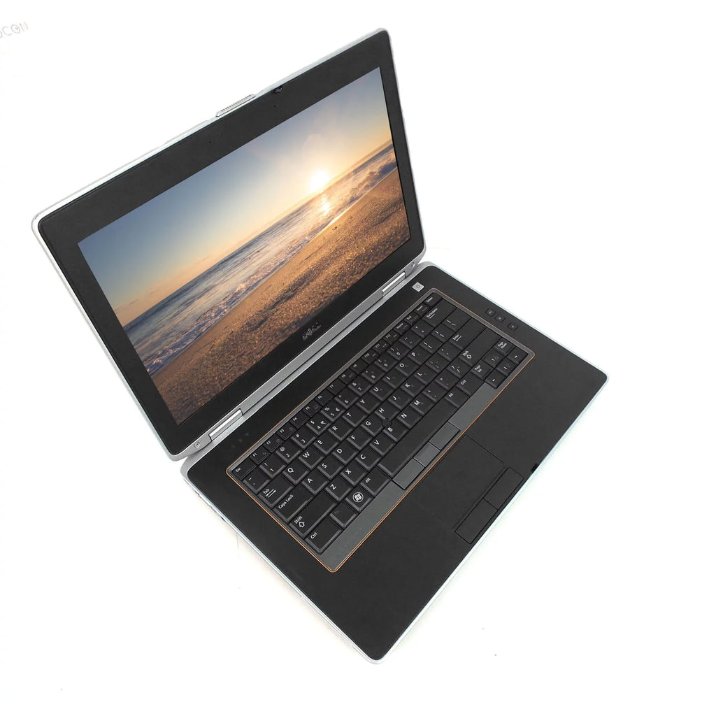 Used Dell Black Latitude  14''  Laptop Intel i5 Dual Core 2.5GHz 8GB  250GB  Intel  Graphics 3000 1366 x 768 Display Windows 10 Professional 64-Bit