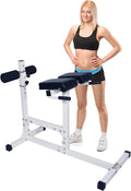 Hyperextension Bench Chair – 400  Capacity – Fully Adjustable Hyper Extension Back Exercise Fitness Station For Strength Training By