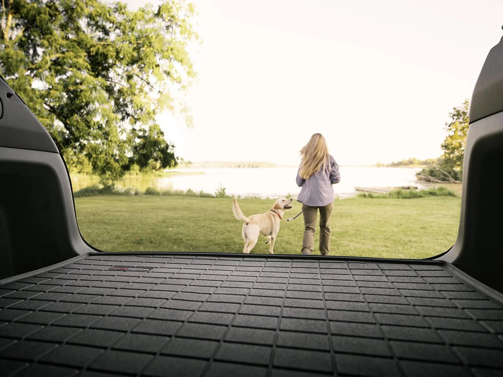 WeatherTech Cargo Trunk Liner with Bumper Protector suitable with 2019-2024 Subaru Forester - Behind 2nd Row Seating With Bumper Protector, Grey