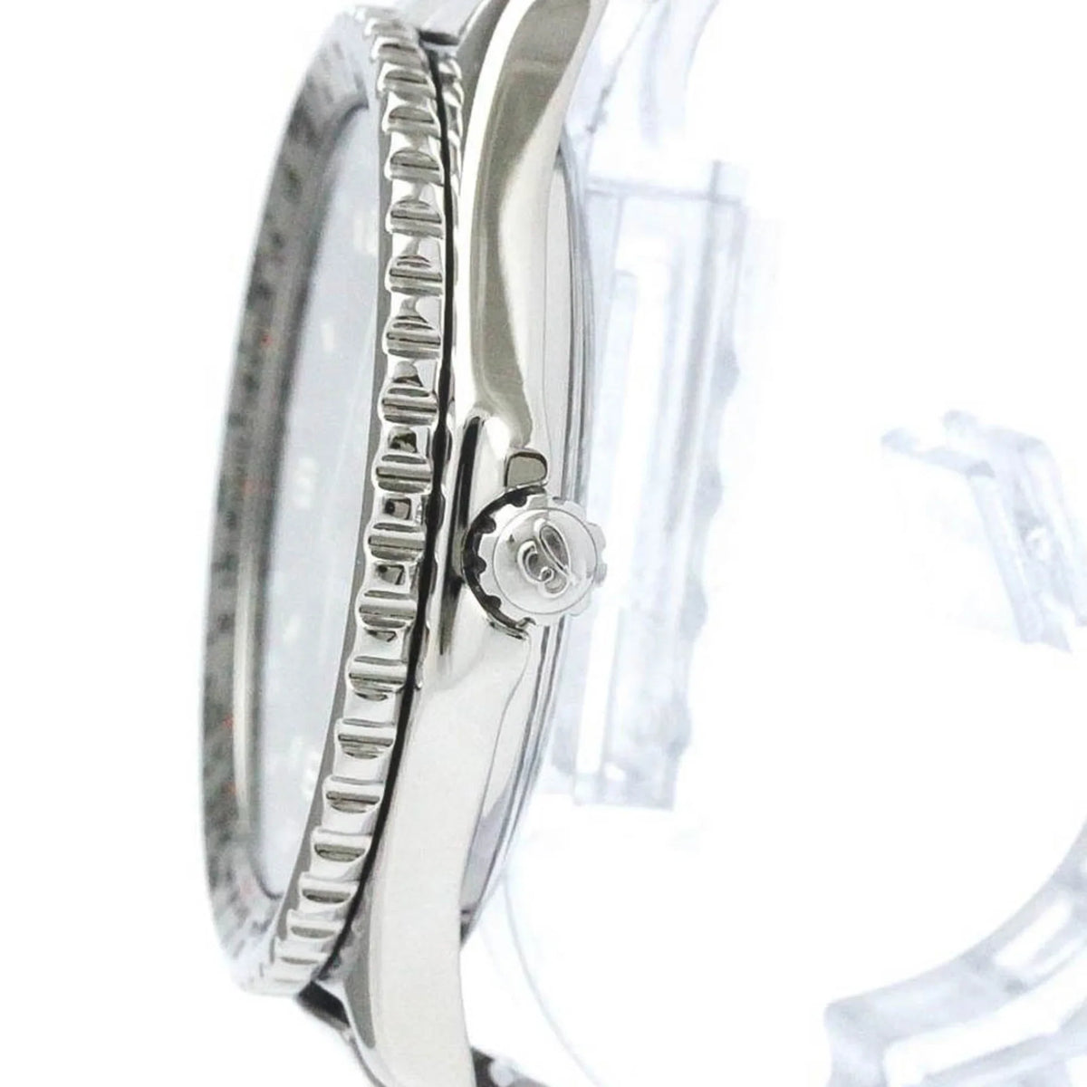 Pre-Owned Polished  Chronospace Steel Quartz Mens Watch .1  (Good)