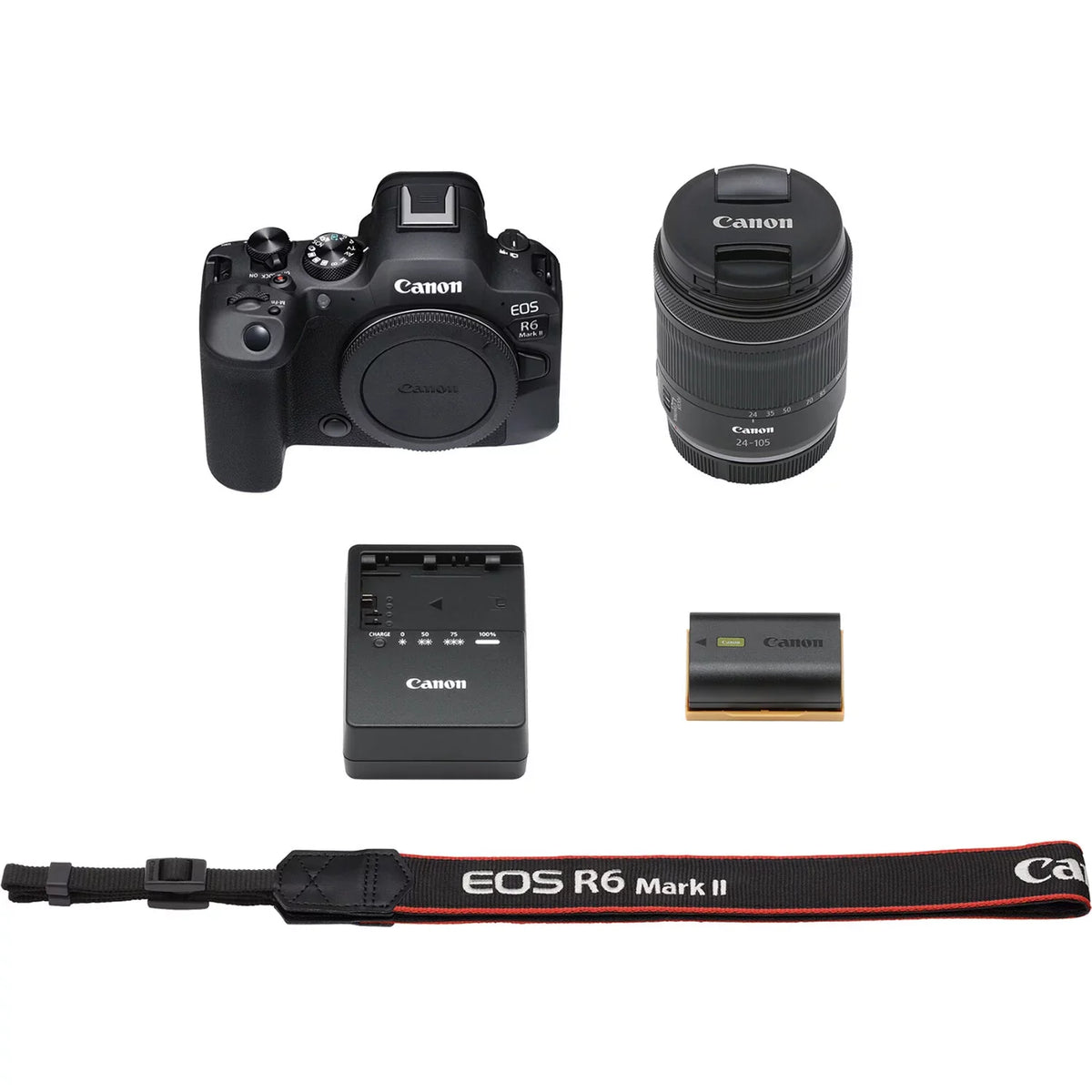 Canon   Mark  Mirrorless Camera and 24-105mm f/4-7.1 Lens - Accessory Kit