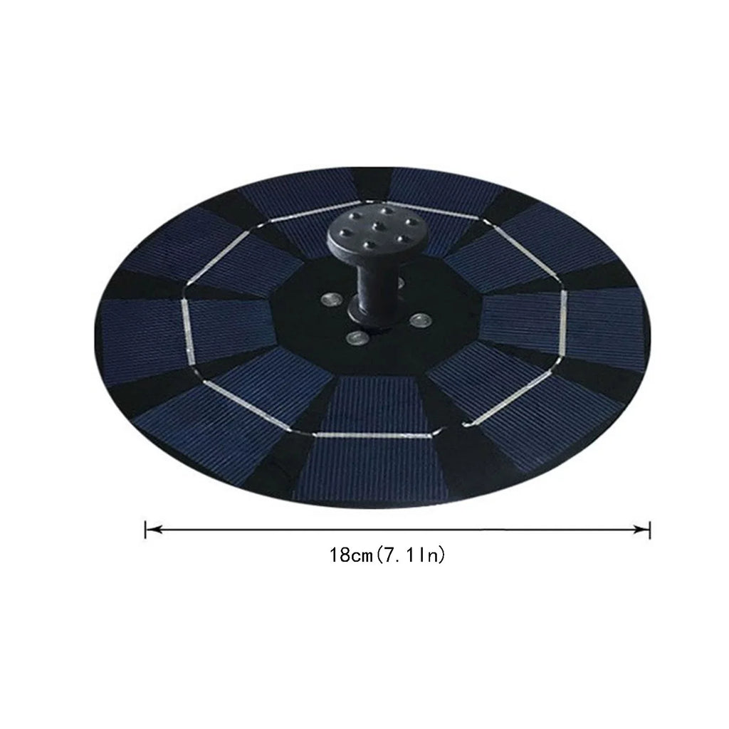 Solar Pump Freestanding Floating Solar Bird Bath Water Pump Garden Bird Bath Decor