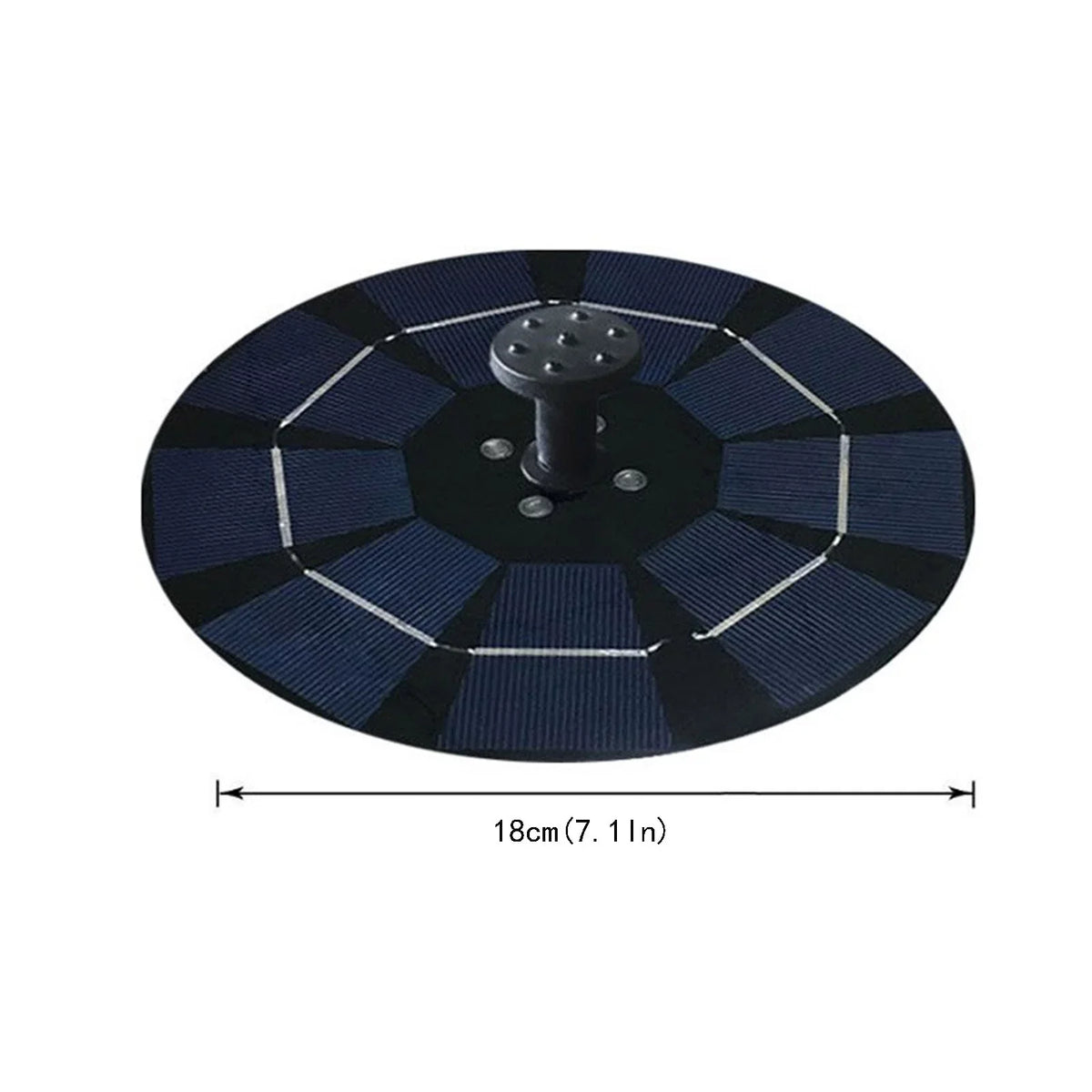 Solar Pump Freestanding Floating Solar Bird Bath Water Pump Garden Bird Bath Decor