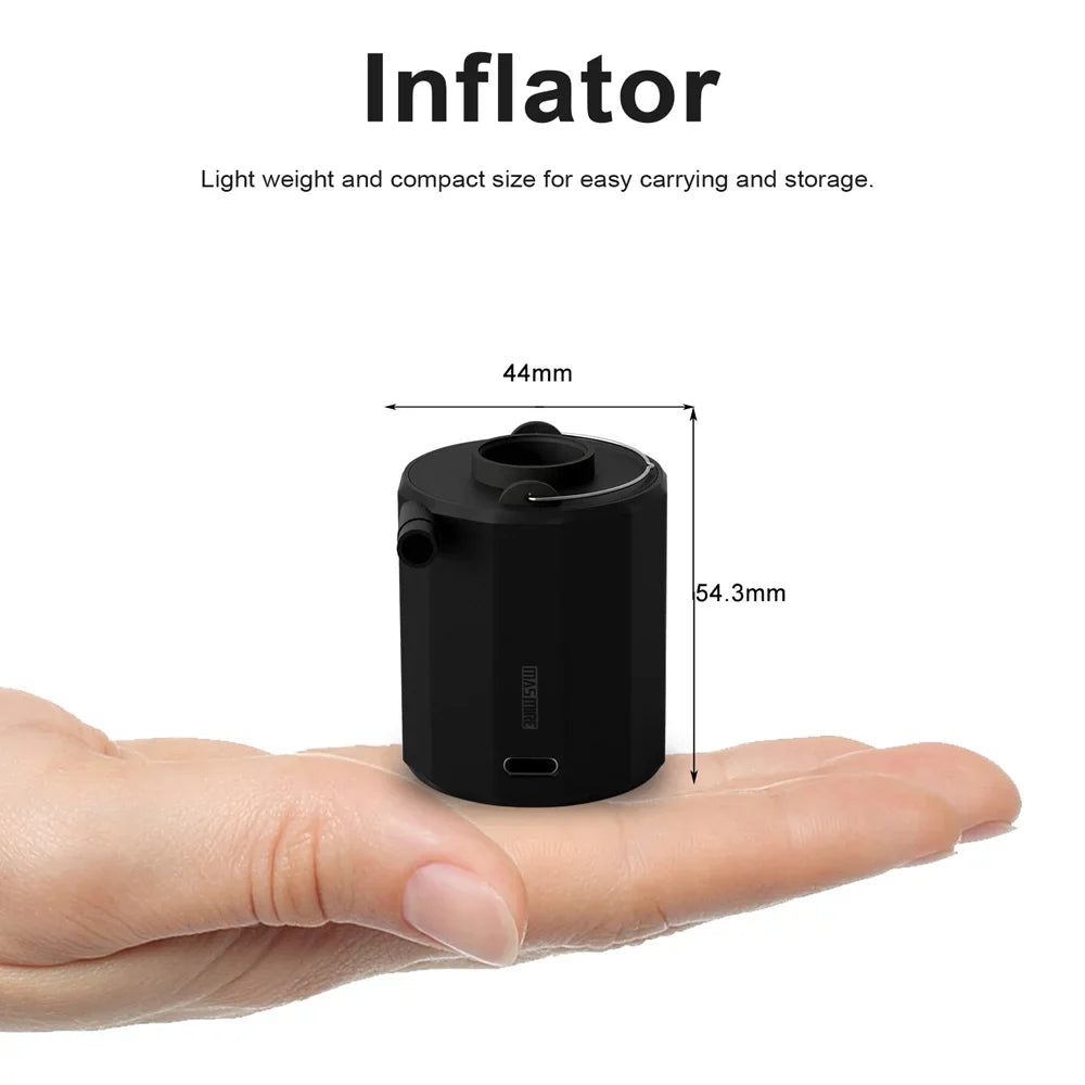 Htovila Multifunctional Portable Cordless Electric Inflator Inflatable and Vacuum Pump Camping Light Mattress Inflator Vacuum Pump Tent Lamp