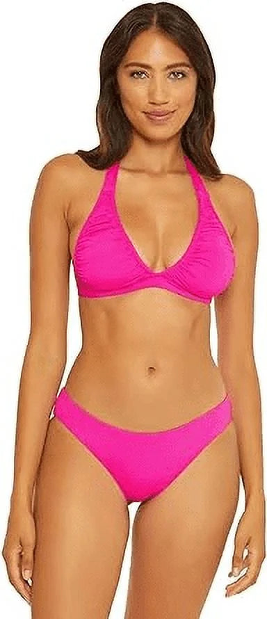 Becca by Rebecca Virtue   Santorini Halter Bikini Swim Top,  Large