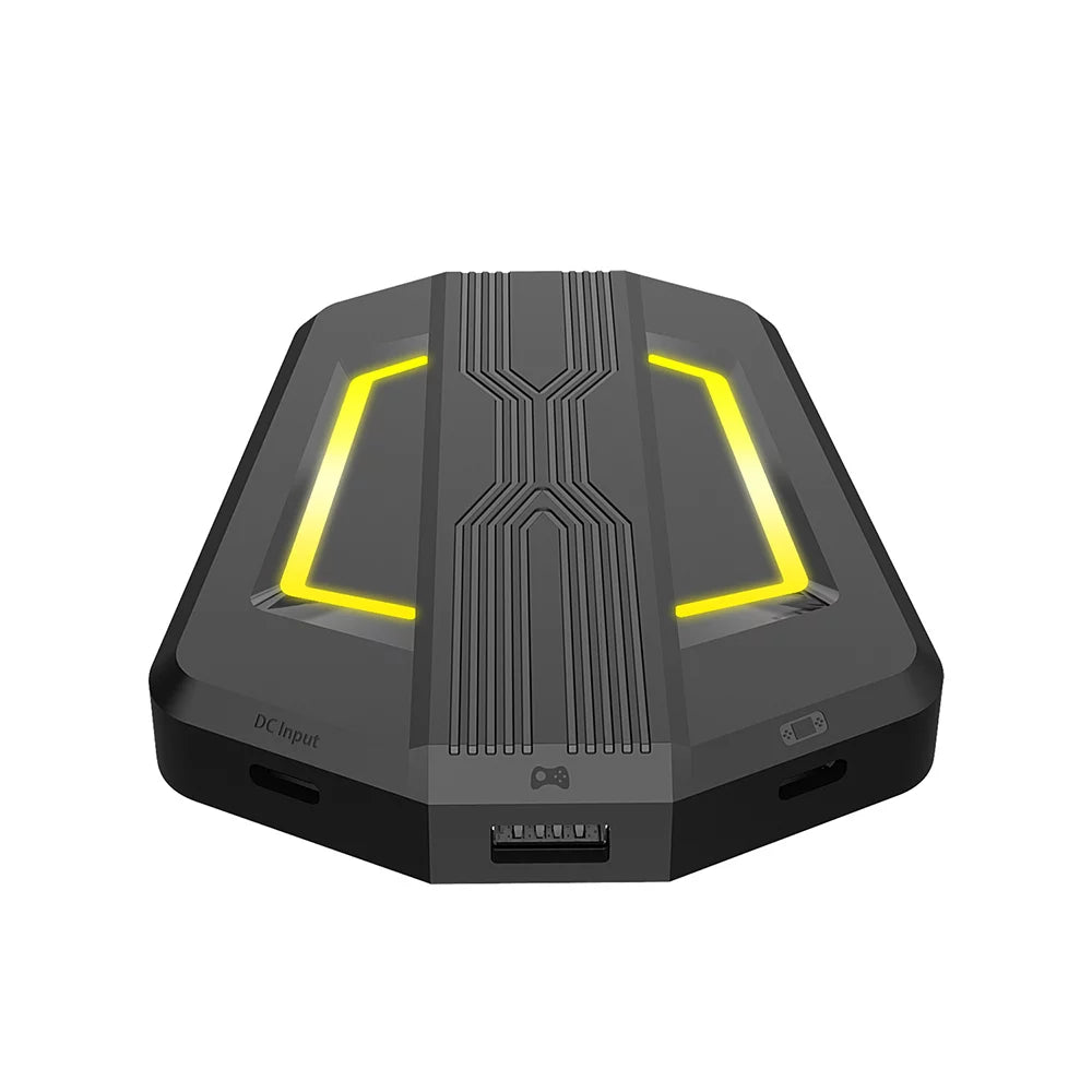 Walmeck  Keyboard and Adapter Portable Mice Converter Replacement for -Switch  XBox One 360 with Four-color Breathing Light