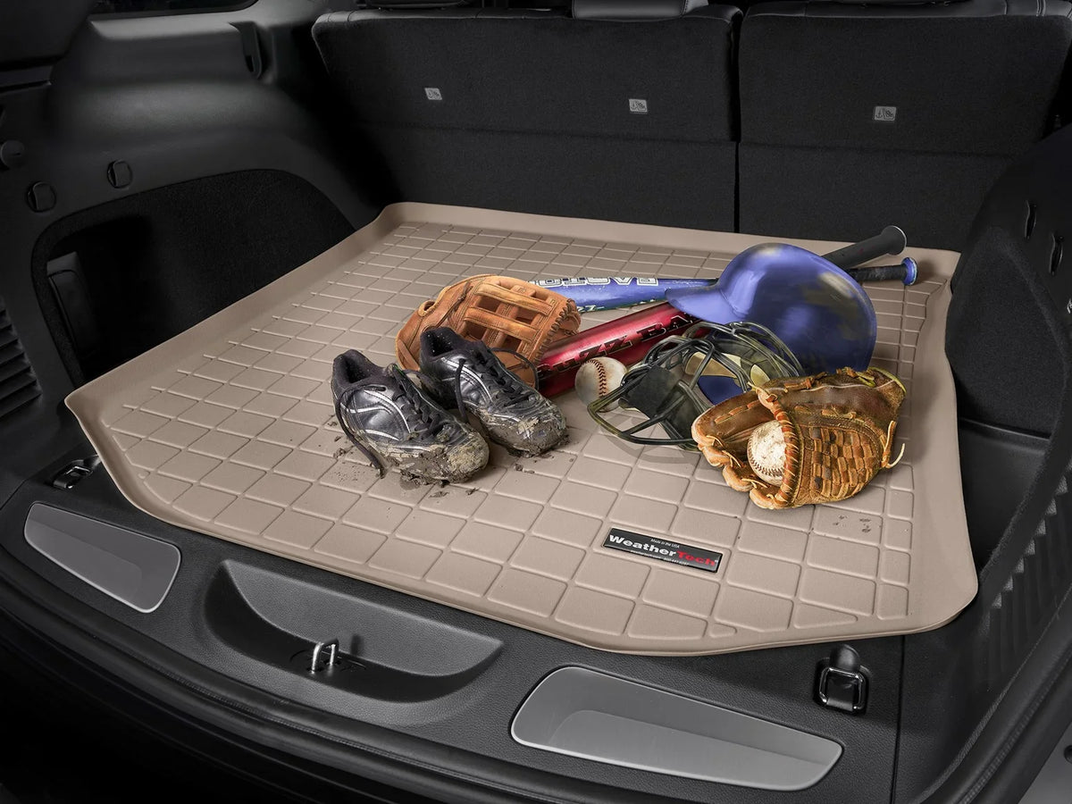 WeatherTech Cargo Trunk Liner with Bumper Protector suitable with 2010-2024 Toyota 4Runner - Behind 2nd Row Seating With Bumper Protector, Black