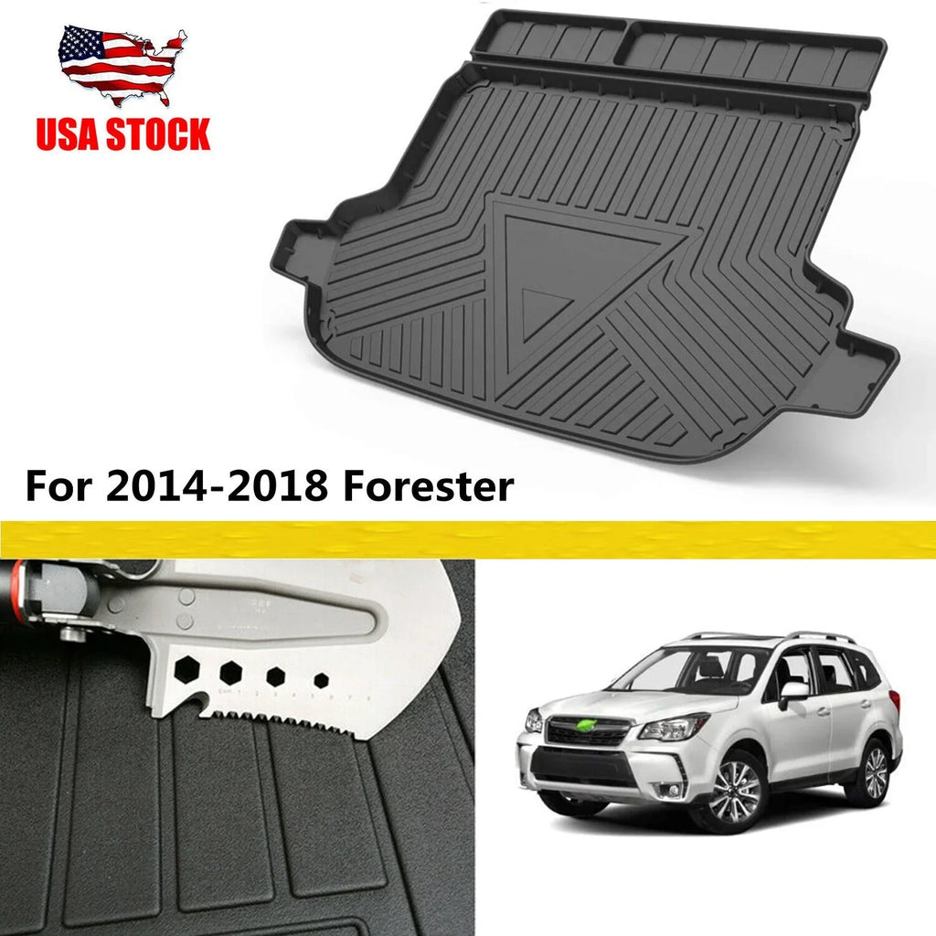 Trunk Liner  Cargo Mats for 2014-2018 Subaru Forester Reliable Protection
