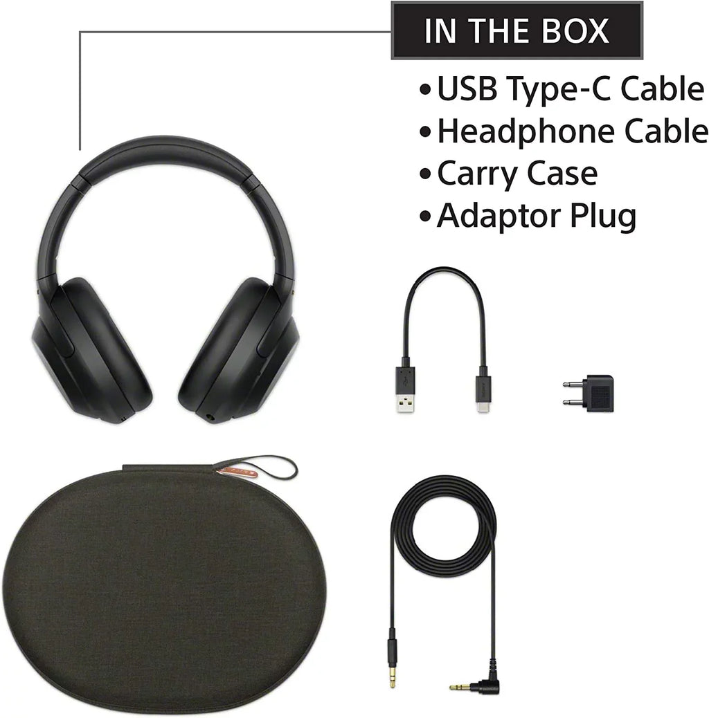 Restored Sony -1000XM4 Wireless Industry Leading Noise Canceling Overhead Headphones with Mic for Phone-Call and Alexa Voice Control, Blue (Refurbished)