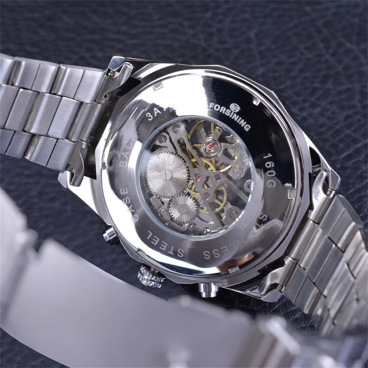 Up to 50% off!  Watch Steel Belt Full Hollow Mens Automatic Mechanical