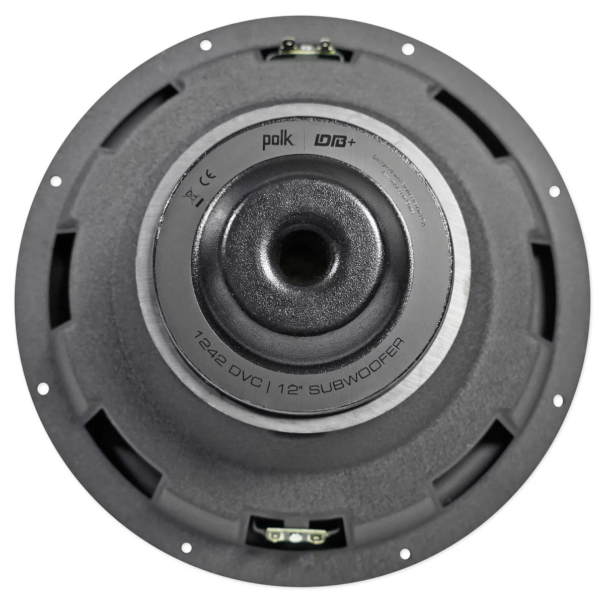 (2) Polk Audio  12” 2220 Watt Car Subwoofers+Sealed Sub Box Enclosure