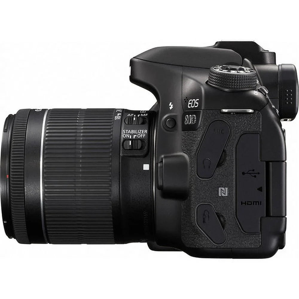 Canon  80D  Camera with 18-55mm Lens + 16GB Expo Advanced Kit