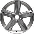 Kai 17  7 New Aluminum Alloy Wheel Replica, All Painted Silver Metallic, Fits 2012 - 2015 Volkswagen Passat