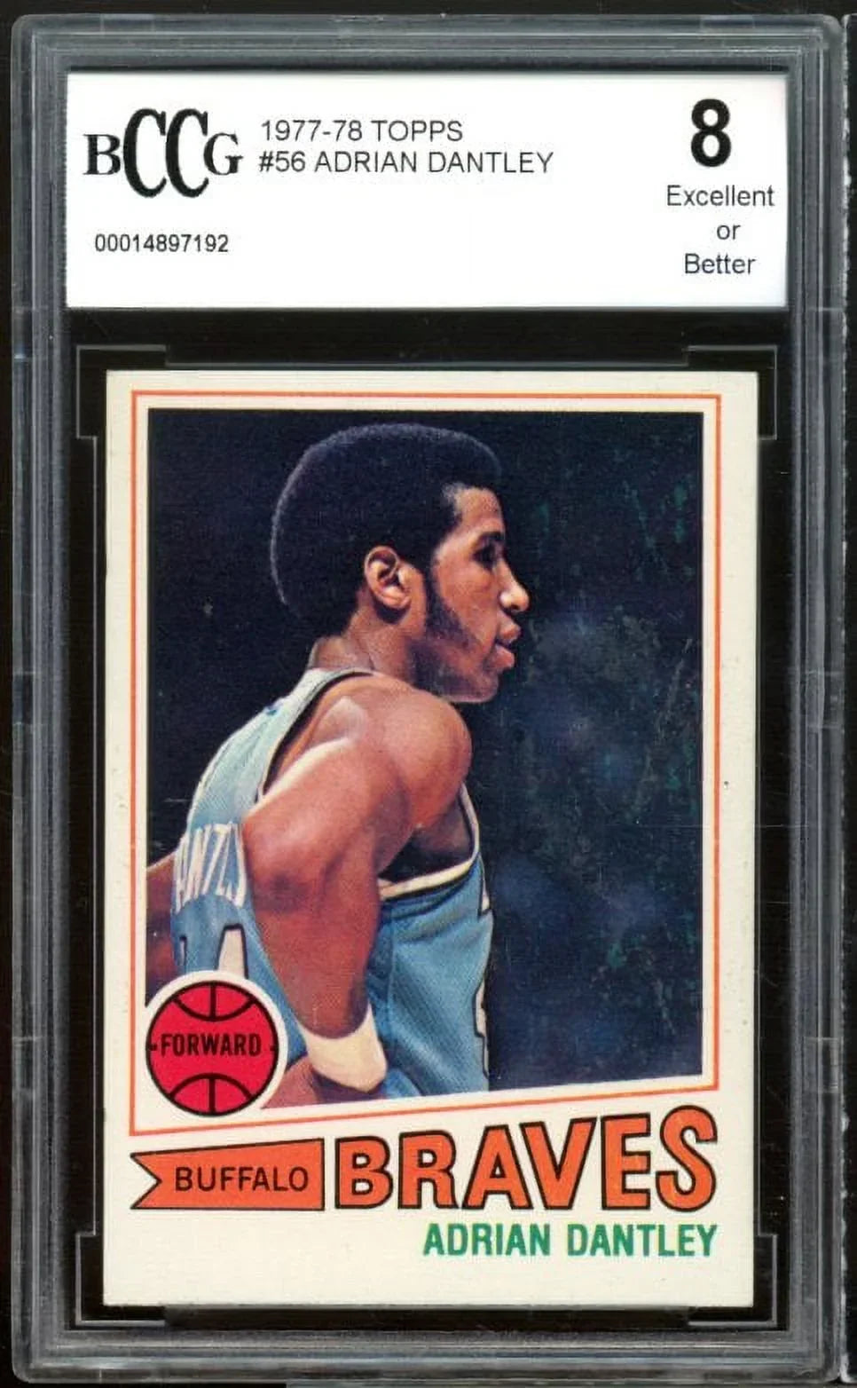 1979-80 Topps #56 Adrian Dantley Rookie Card   8 Excellent+