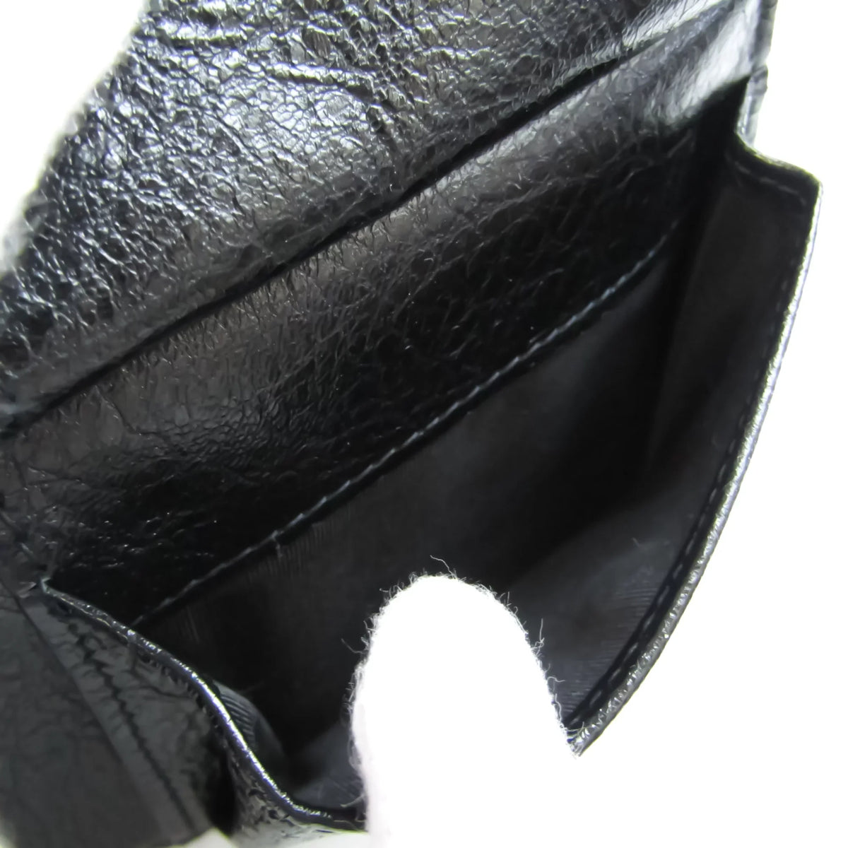 Pre-Owned Balenciaga 504934 Unisex Leather Wallet (bi-fold) Black (Good)