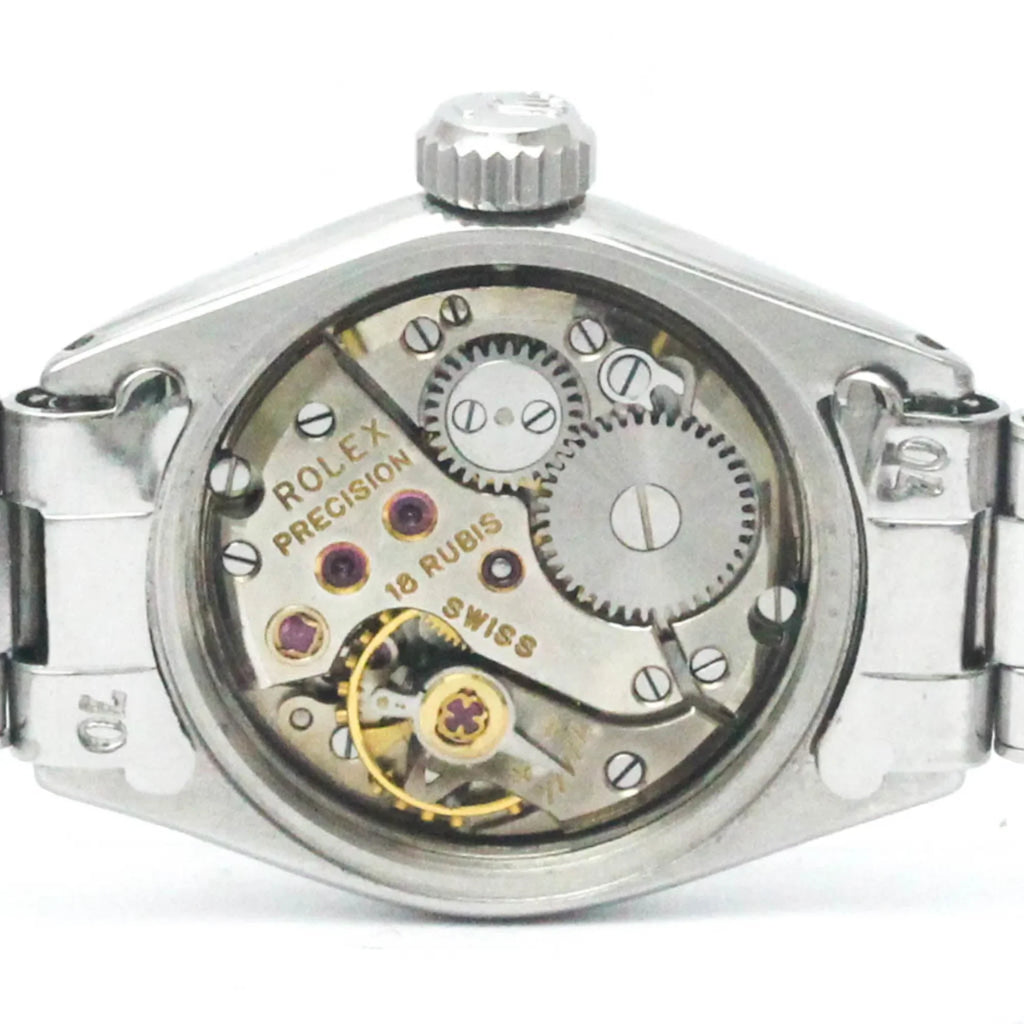Pre-Owned Vintage  Precision Stainless Steel Hand-Winding Mens Watch 6525  (Fair)